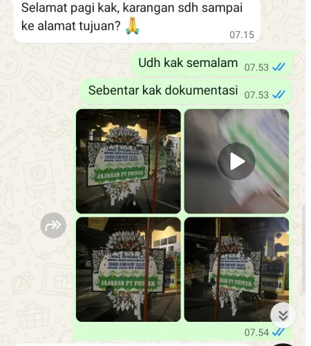 Pengiriman Papan Bunga Selamat Bintan